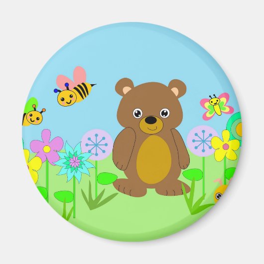 春は空中 マグネット (正面)