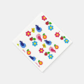 春は鳥花 スタンダードカクテルナプキン (角)