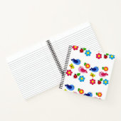 春は鳥花 ノートブック (内部)