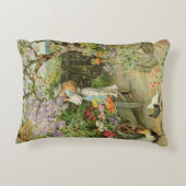 春は、ナシAnnualから、1902年活気付きます アクセントクッション (裏面)