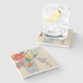 春はII活気付きます ストーンコースター (横)