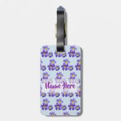 春ばね上荷物タグ ラゲッジタグ (裏面縦)