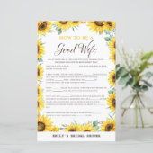 春ひまわりブライダルシャワーゲームプリント (スタンド正面)