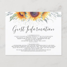 春ひまわり開花ゲスト情報 エンクロージャーカード