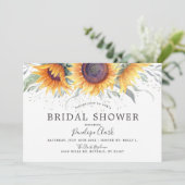 春ひまわり開花 |フローラブライダルシャワー 招待状 (スタンド正面)