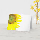 春ひまわり カード (黄色い花)