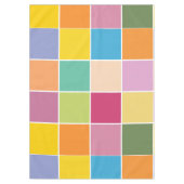 春よくはしゃぐの市松模様に テーブルクロス (正面)