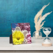 春を祝おう!水仙の花 プレート フォトプラーク (インサイチュ)