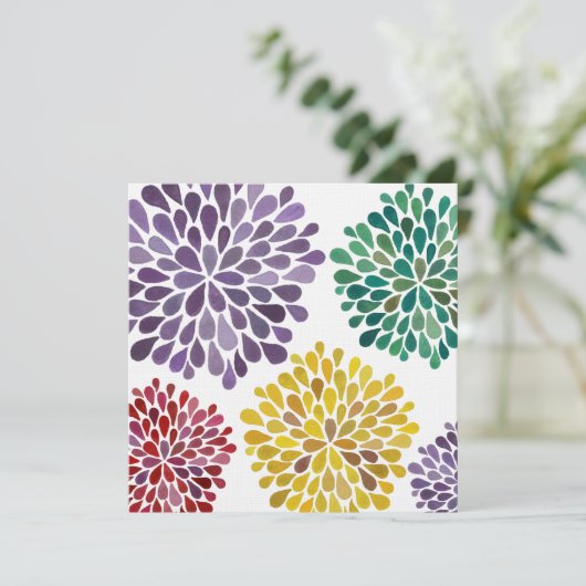 春を顧客用招待状結婚することは活気付きます 招待状 (スタンド正面)