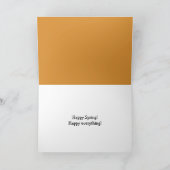 春アイス文字オンア凍っていレイク カード (内部)