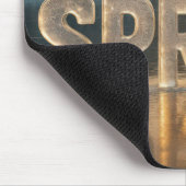 春アイス文字オンア凍っていレイク マウスパッド (コーナー)