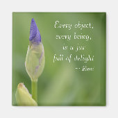 春アイリス マグネット (正面)