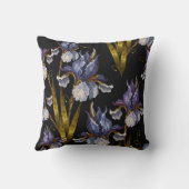 春アイリス：刺繍ルネサンス美術 クッション (裏面)