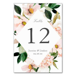 春アジサイ赤面ピンクフローラ結婚ズ テーブルナンバー