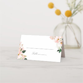 春アジサイ赤面ピンクフローラ結婚ズ プレイスカード