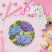 春アジサイI ペーパープレート (パーティー)