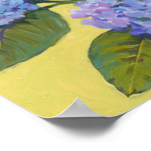 春アジサイI ポスター (角)