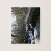 春アットリトルピジョン川 ジグソーパズル (縦)