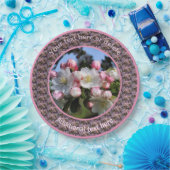 春アップルフラムス自然パーソナライズされたパーティー ペーパープレート (パーティー)