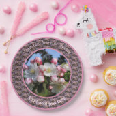 春アップルフラムス自然パーソナライズされたパーティー ペーパープレート (パーティー)