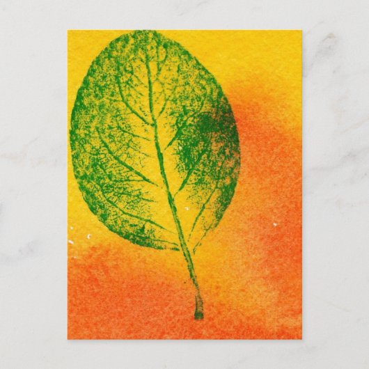 「春アップル#4」カントリー・ロードのはがき ポストカード (正面)