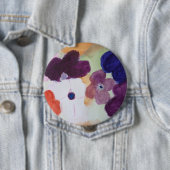 春アネモンスラウンドバッジ 缶バッジ (インサイチュ)