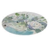 春アレンジメント – 水彩花束 カッティングボード (角)