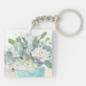 春アレンジメント – 水彩花束 キーホルダー (裏面)