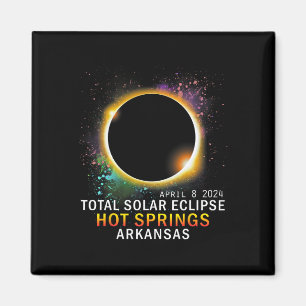 春アーカンソー太陽のトタル日食2024年4月8日 マグネット