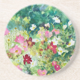 春アーティストコスモスの花 コースター