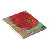 春イエローとレッドチューリップ ノートパッド (アングル)