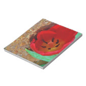 春イエローとレッドチューリップ ノートパッド (回転)