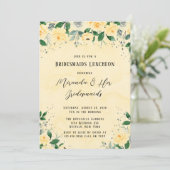 春イエローウォーター色牡丹ブリデスメイドランチ 招待状 (スタンド正面)
