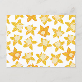 春イエローダドディル ポストカード