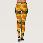 春イエローチューリップレギンス レギンス (裏面)