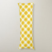 春イエローフラワーfor home decor ボディピロー (正面縦)