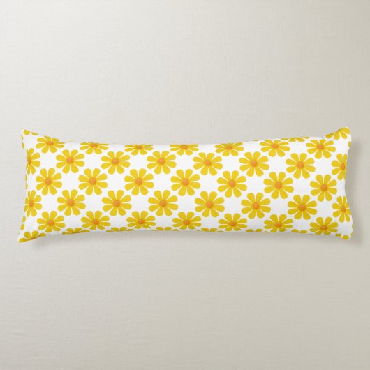 春イエローフラワーfor home decor ボディピロー (正面)