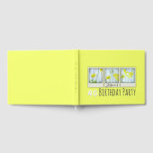 春イエローポピー40thバースデーゲストブック ゲストブック (全面)