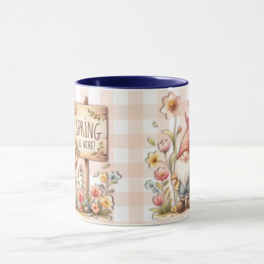 春イズヒア格言 マグカップ (中央)