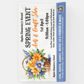 春イベントPTO PTA教会バナー 横断幕 (縦)