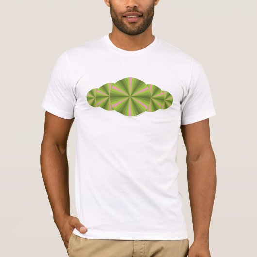 春イリュージョン男性用ライトシャツ Tシャツ (正面)