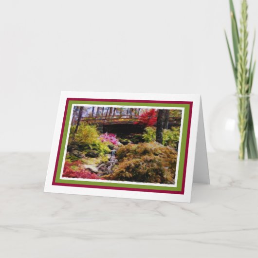 春インアーカンソー空白のスカード カード (正面)