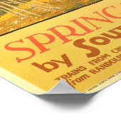 春インインディアナデュネス州パーク ポスター (角)