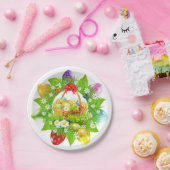 春インイースターシーズン紙プレート ペーパープレート (パーティー)