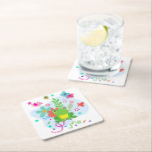 春インガーデン スクエアペーパーコースター (インサイチュ)