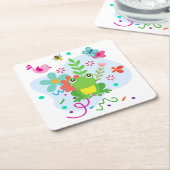 春インガーデン スクエアペーパーコースター (アングル)