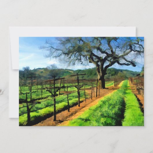 春インザヴィネヤード 招待状 (正面)