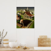 春インタウンバイグラントウッド ポスター (キッチン)