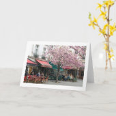 春インパリ折り畳みグリーテ空白のィングカード カード (黄色い花)