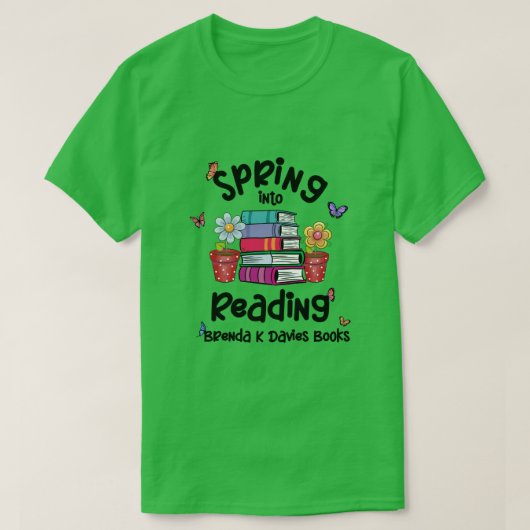 春イン読ズブレンダK Davies Books Tシャツ (デザイン正面)
